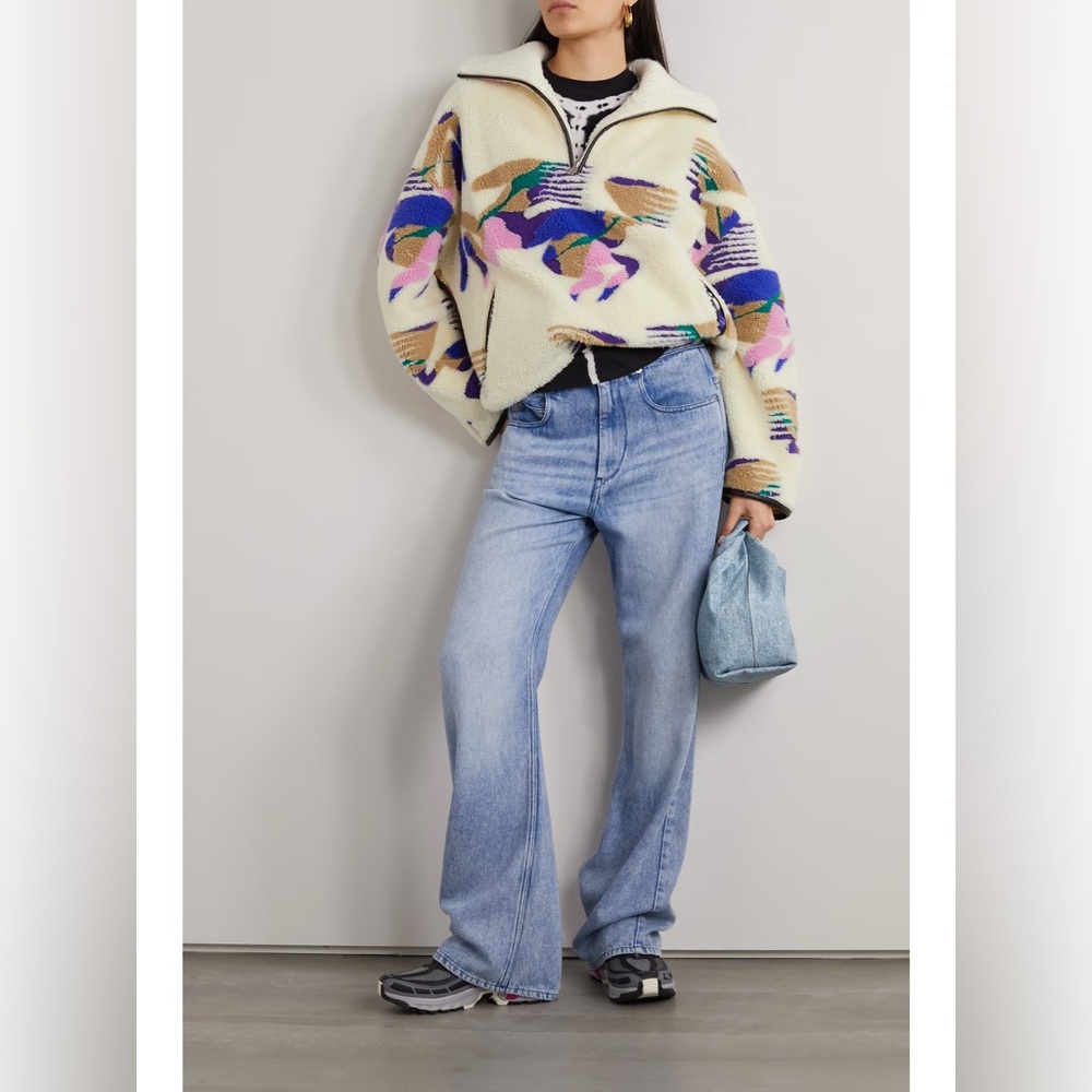 ISABEL MARANT ÉTOILE Marner Fleece Sweater Jacket